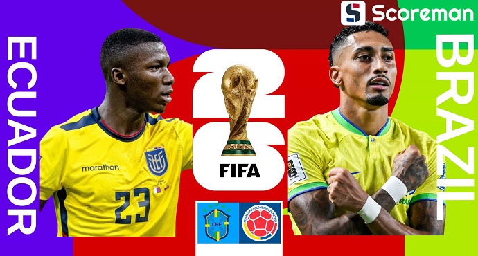 6월6일 FIFA 월드컵 남미 지역 예선 - 에콰도르 VS 브라질 해외축구 분석 프리뷰