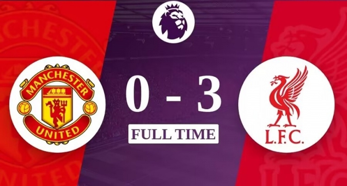 พ่ายแพ้ราบคาบ! แมนเชสเตอร์ ยูไนเต็ด แพ้ลิเวอร์พูล 0-3 ที่บ้าน
