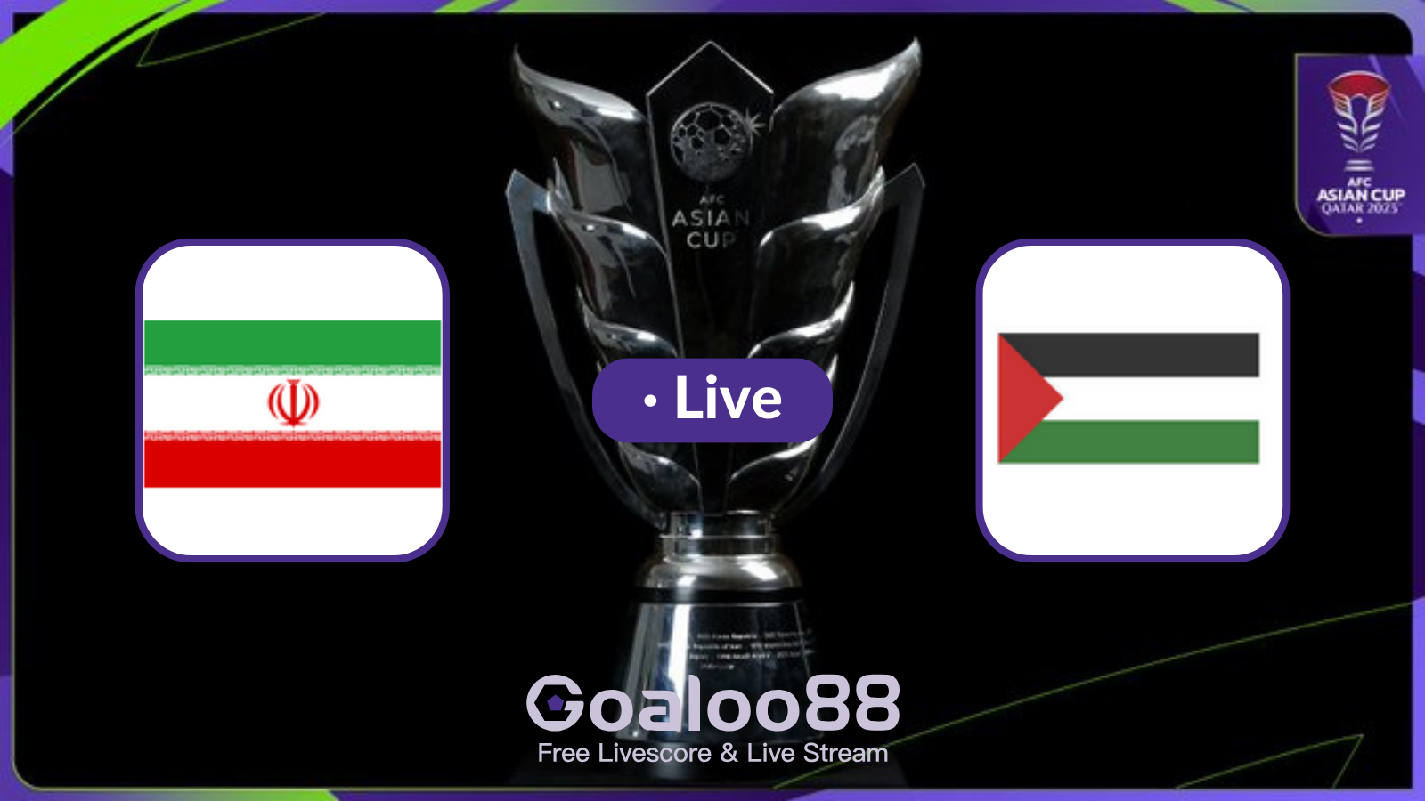 Iran VS Palestine Prediction AFC Asian Cup