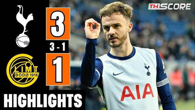 ​สเปอร์สเอาชนะโบโด/กลิมต์ 3-1 ในการแข่งขันรอบรองชนะเลิศ ยูโรป้า ลีก นัดแรก