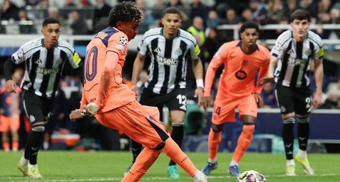 ยูฟ่าแชมเปียนส์ลีก - นิวคาสเซิ่ล ยูไนเต็ด 1-1 บาร์เซโลน่า