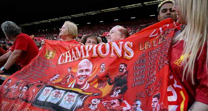 ความสุขล้น Anfield ฉลองแชมป์ลีกของลิเวอร์พูล