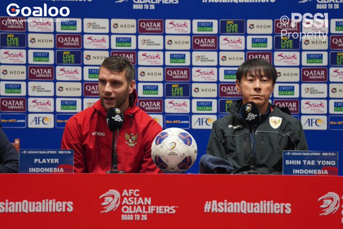 China vsIndonesia, Shin Tae-yong: Kedua Tim 50:50