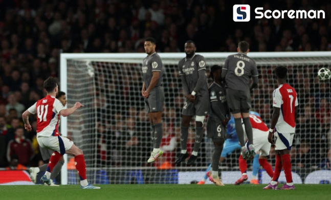 레알마드리드, 아스널전 0-3 참패...UCL 4강 진출 적신호