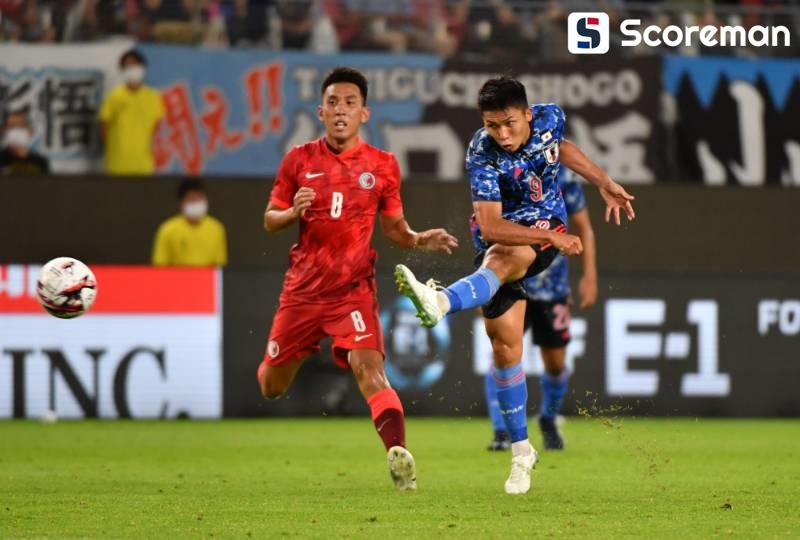 일본, 동아시안컵 홍콩전 6-1 대승