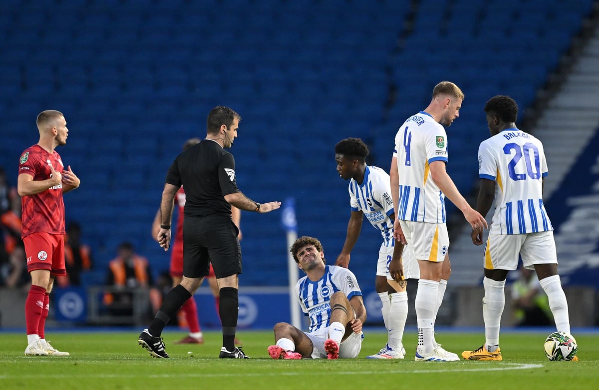 Brighton Triumphs Over Crawley in League Cup Despite O'Riley's Early Injury