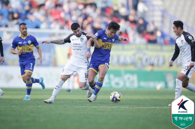 충남아산, 전남과 0-0 무승부...5경기 무패