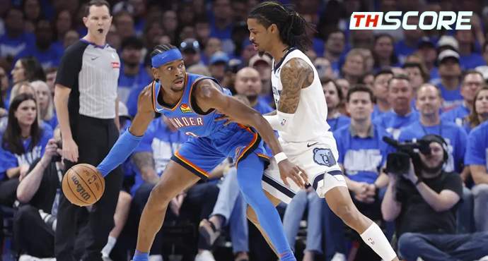 🏀อเล็กซานเดอร์ 27+8+4 ธันเดอร์ชนะกริซลีส์ด้วยสกอร์ 118-99
