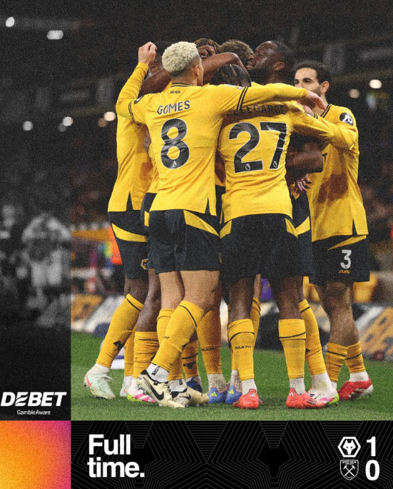 울버햄튼, 웨스트햄 1-0 제압...'황희찬, 2경기 연속 결장했다'