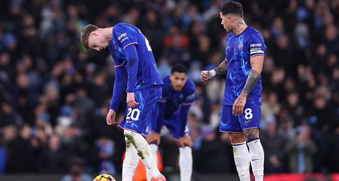 แมนซิตี้พลิกกลับมาชนะเชลซี 3-1 ขึ้นมาอยู่ในอันดับ 4
