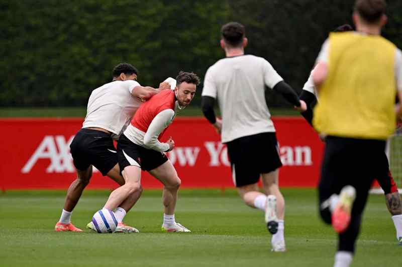 รูปภาพการฝึกซ้อม: ลิเวอร์พูลตั้งเป้าหมายไว้ที่เกมใหญ่กับท็อตแน่มที่แอนฟิลด์