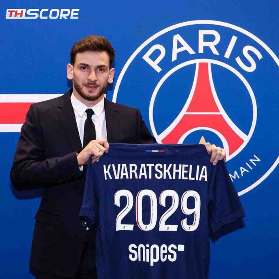 ​ค่าตัวทะลุ 70 ล้านยูโร! ควารัตส์เคเลีย ซบปารีส แซงต์-แชร์กแมง