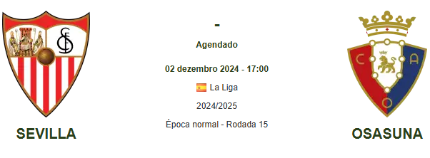 Palpite Sevilla vs Osasuna