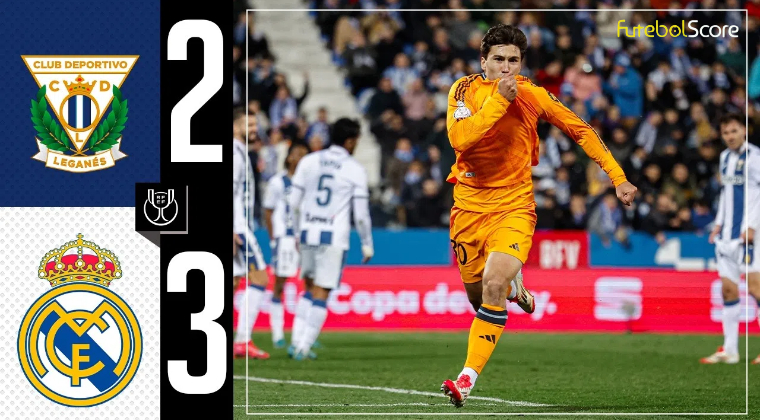 Mbappé marca dois - um golaço de cavadinha, iguala recorde de CR7, e Real Madrid derrota o Leganés na LALIGA