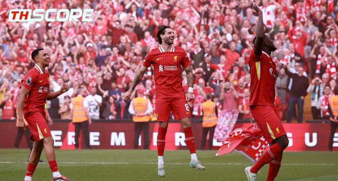 เผยเงินรางวัลที่ ลิเวอร์พูล ได้รับจากการคว้าแชมป์ พรีเมียร์ลีก ซีซั่นนี้