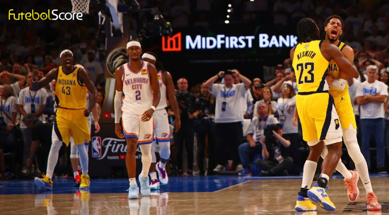 Pacers fazem história ao vencer Thunder nas Finais da NBA com virada épica