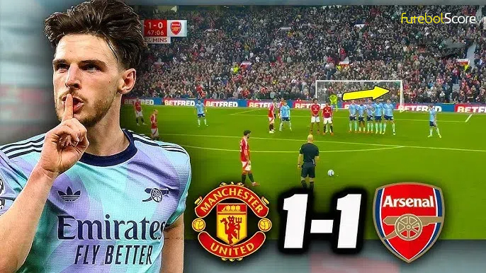 Arsenal vacila contra o United em duelo de golaços, e Liverpool dispara na liderança da Premier League