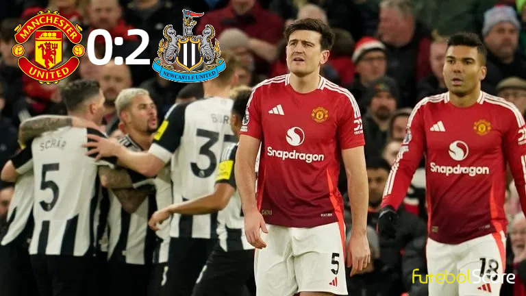O Man Utd perde em casa para o Newcastle e termina a Premier League mais perto do rebaixamento do que da Champions na Premier League