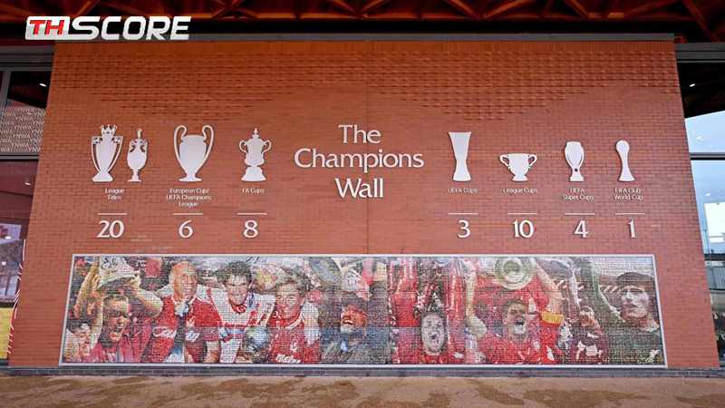 อัพเดทกำแพงแชมป์ของ LFC เพื่อฉลองแชมป์ลีกสมัยที่ 20