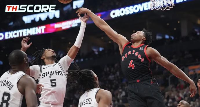 🏀วาเซลล์ทำ 25+6+3 สเปอร์สชนะแร็ปเตอร์ส คว้าชัยชนะ 3 นัดรวด