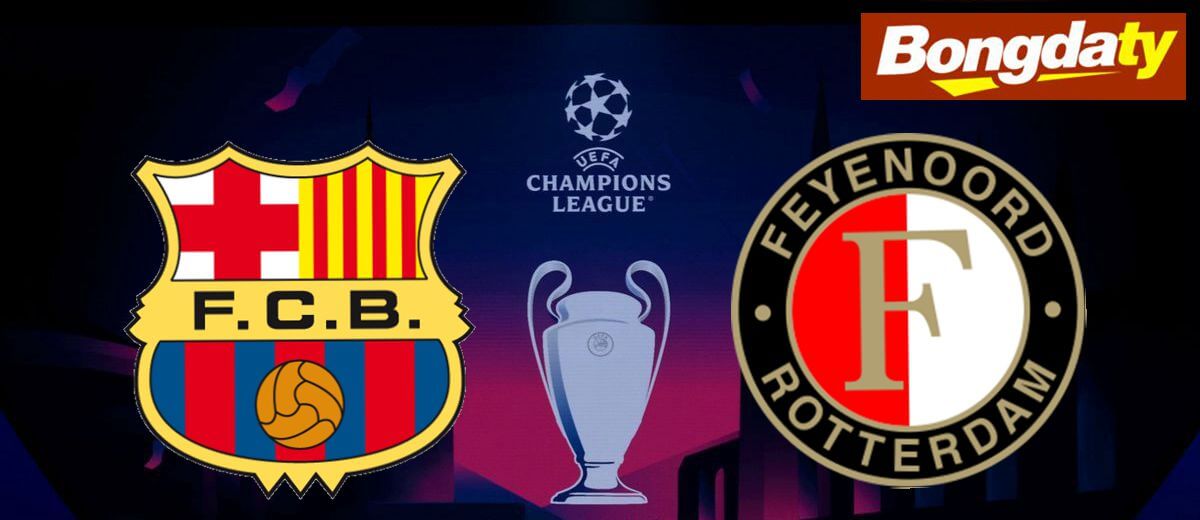Barcelona VS Feyenoord Rotterdam 23:45 09/09/2026 UEFA Champions League