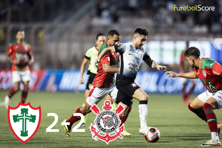 De volta ao Pacaembu, time alternativo do Corinthians é inferior à Portuguesa, mas arranca empate no Paulistão