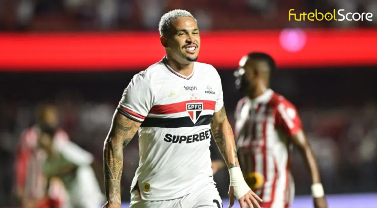 Luciano encerra jejum de mais de dois meses e lidera virada do São Paulo contra o Náutico na Copa do Brasil