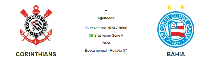 Palpite Corinthians vs Bahia