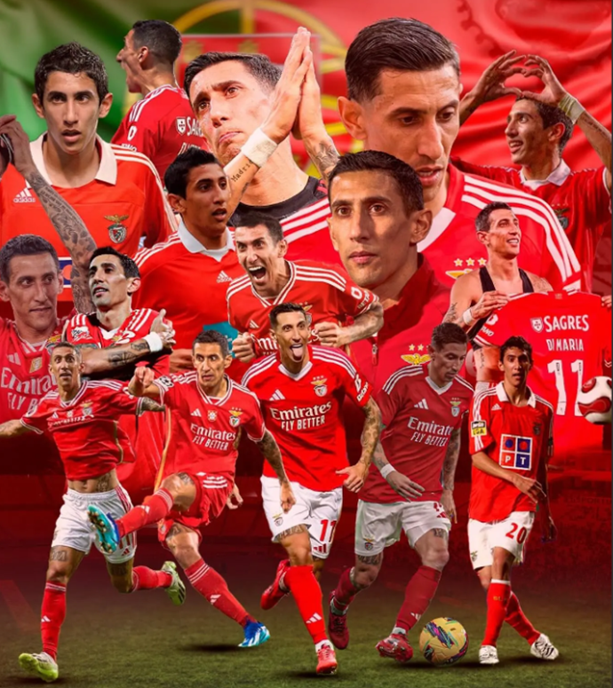 Di María Bids Farewell to Benfica with Heartfelt Message