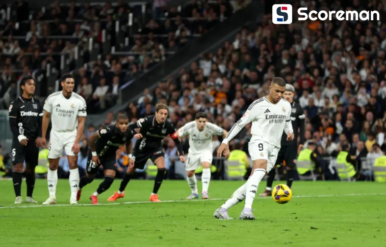 레알 마드리드, 레가네스 3-2 격파…'음바페 멀티골'