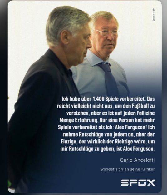 Kroos chia sẻ lại phát biểu của Ancelotti: Người duy nhất có thể cho tôi lời khuyên là Ferguson
