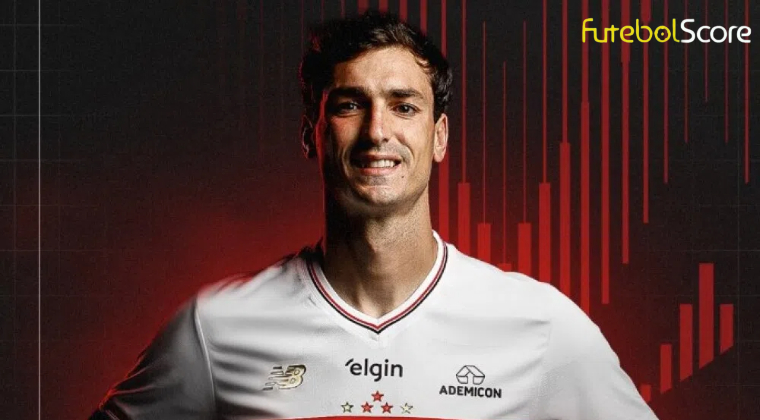 São Paulo confirma a contratação de Dinenno, ex-atacante do Cruzeiro