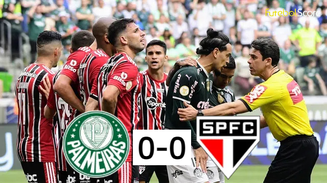 Palmeiras empata sem gols com o São Paulo e segue em situação complicada por vaga no Paulistão
