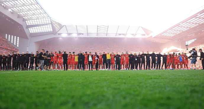 ความสุขล้น Anfield ฉลองแชมป์ลีกของลิเวอร์พูล