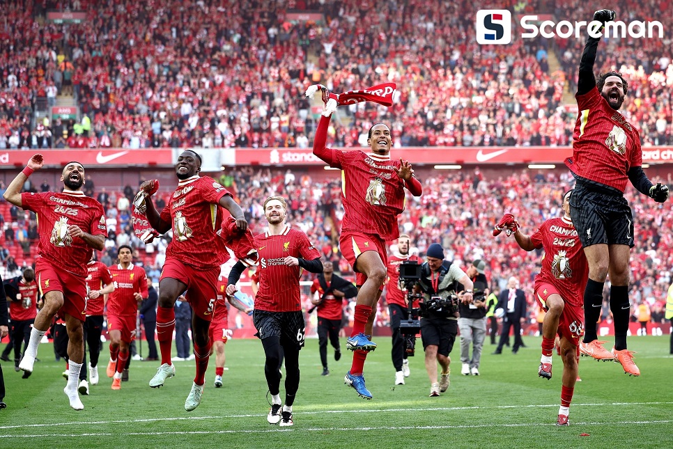 리버풀, 토트넘에 5-1 대승...EPL '조기 우승' 확정