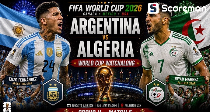 6월17일 FIFA 월드컵 - 아르헨티나 VS 알제리 해외축구 분석 프리뷰