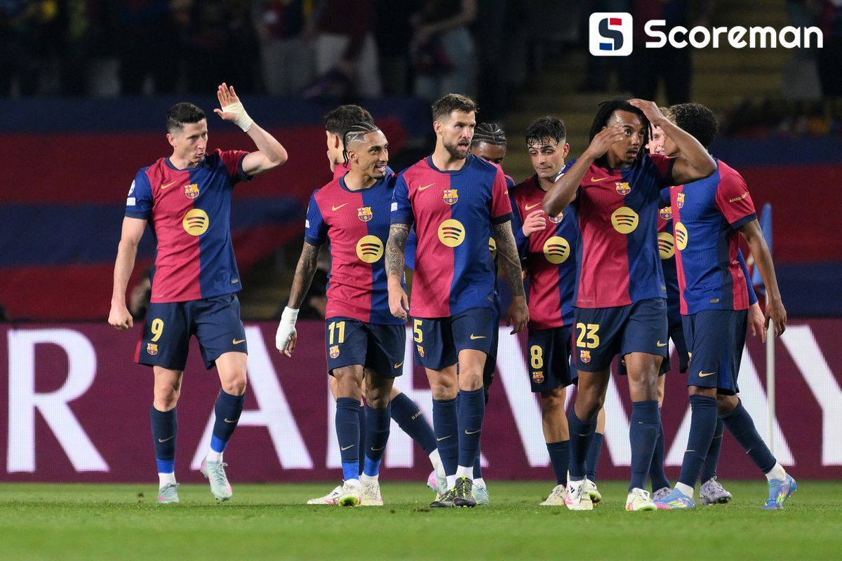 바르셀로나, 도르트문트 4-0 대파…레반 도프스키 '멀티골'