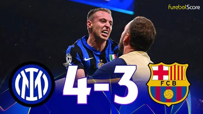Em um jogo eletrizante, a Inter de Milão supera o Barcelona na prorrogação e garante vaga na final da Champions League!