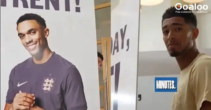 Bellingham pranks Trent on his 26th birthday - Real Madrid fans read meaning