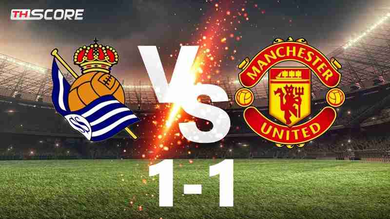 ​แมนยูยังไม่แพ้ในยูโรปาลีก! เสมอโซเซียดัด 1-1 ทำสถิติไร้พ่าย 9 นัดติดกัน