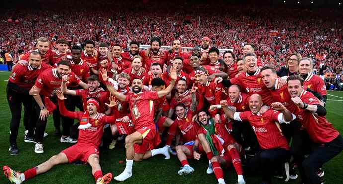 ความสุขล้น Anfield ฉลองแชมป์ลีกของลิเวอร์พูล