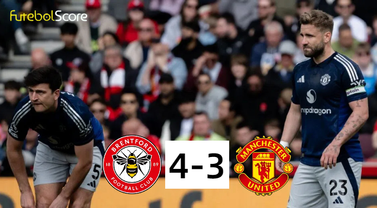 Manchester United sofre goleada do Brentford, amplia crise e segue em má fase na Premier League