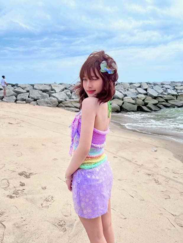 เจเจ นาราชา ไอดอลสาวสุดน่ารัก ปล่อยอารมณ์สุดชิล ริมทะเล ละมุนเว่อร์
