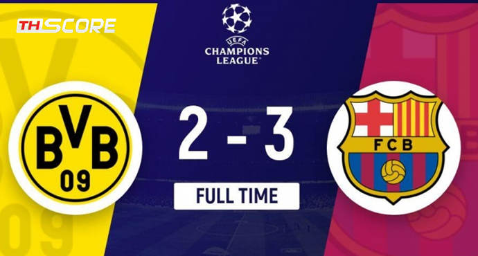 บาร์ซ่าฟอร์มร้อนแรง! บุกเฉือนดอร์ทมุนด์ 3-2 คว้าชัย 5 นัดติด