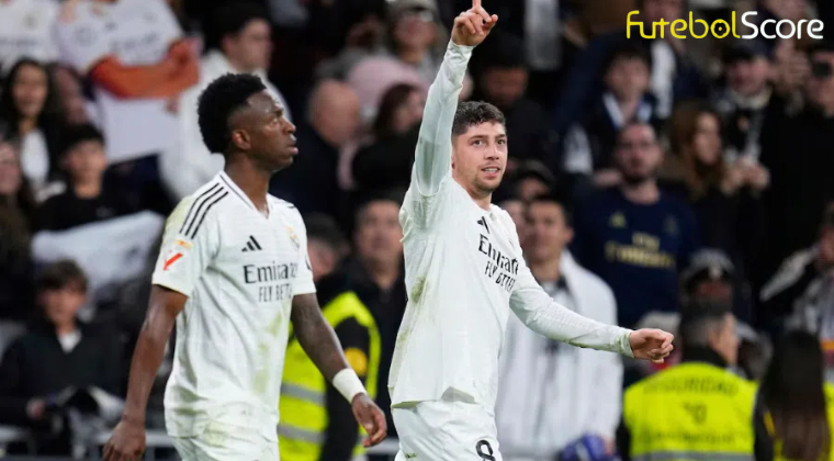 Vini Jr. tem gol invalidado, mas Real Madrid marca nos minutos finais e derrota Athletic Bilbao em LALIGA