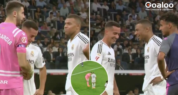 Lip readers think they've worked out what Kylian Mbappe said to Espanyol goalkeeper before taking penalty