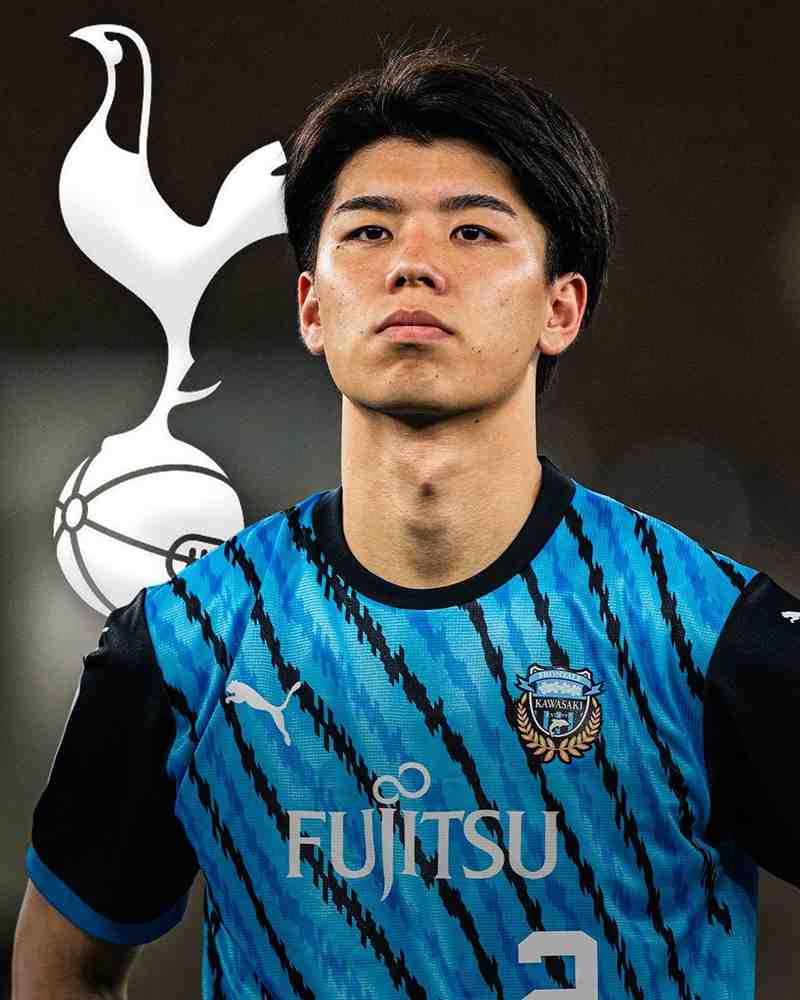 สเปอร์ส เซ็นคว้า โคตะ ทากาอิ กองหลังทีมชาติญี่ปุ่น วัย 20 ปี ค่าตัว 5 ล้านปอนด์