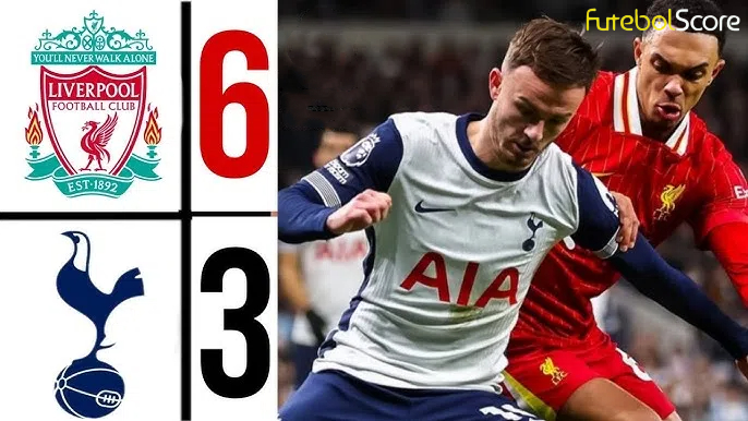 Resultado: Tottenham Hotspur 3-6 Liverpool