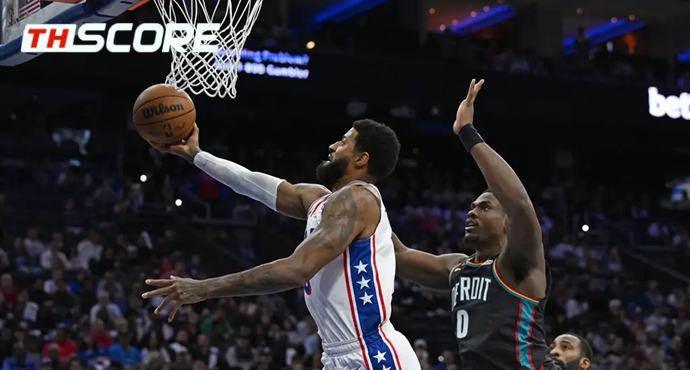 NBA - 76 เซอร์ส 93-116 ดีทรอยต์ พิสตันส์