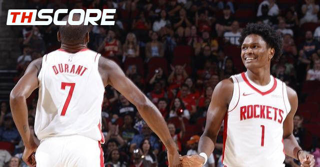 อเมน ทอมป์สัน ซูฮก ดูแรนท์ 'โคตรเจ๋งและใจกว้าง!' หลังยอมลดค่าเหนื่อย 30 ล้านเหรียญเพื่อ ร็อกเก็ตส์